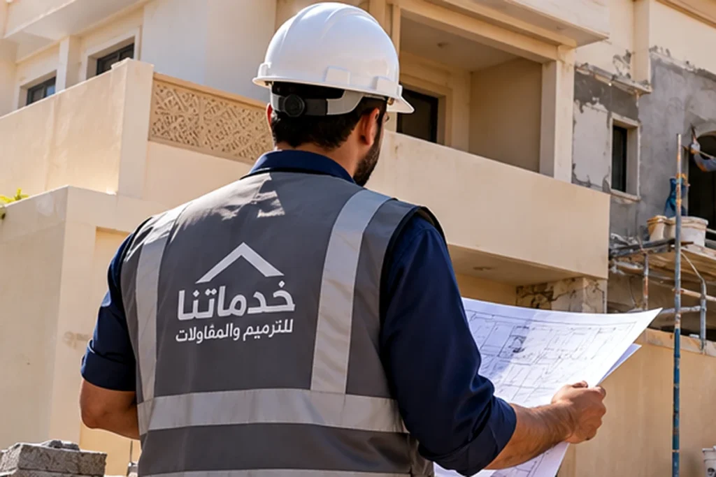  إصلاح التشققات وتلف الخرسانة ضمن خدمات ترميم المباني بالمدينة المنورة
